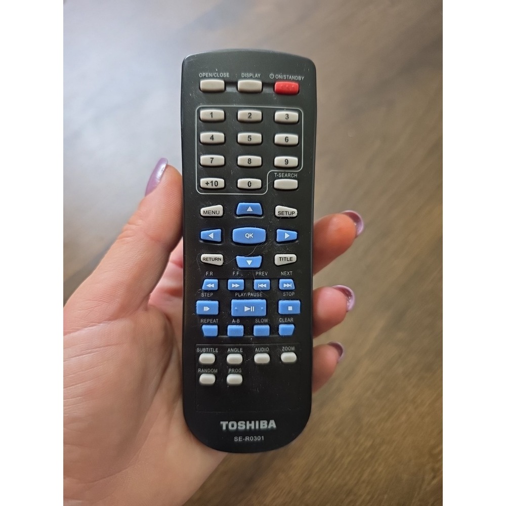 Genuine Toshiba SE-R0301 Remote DVD SD-4100 SD-4200 SD-4300 SD3300KU Tested‎ OEM